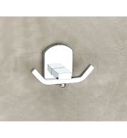 AURA Robe Hook Stainless Steel Bathroom Commercial Hotel Spa Wall Mount Heavy-Duty Anti-Rust Waterproof Easy Install Professional Grade Durable Multi-Prong Robe Towel Holder Rustproof Load Bearing Space Saving Modern Luxury Design Secure Mounting